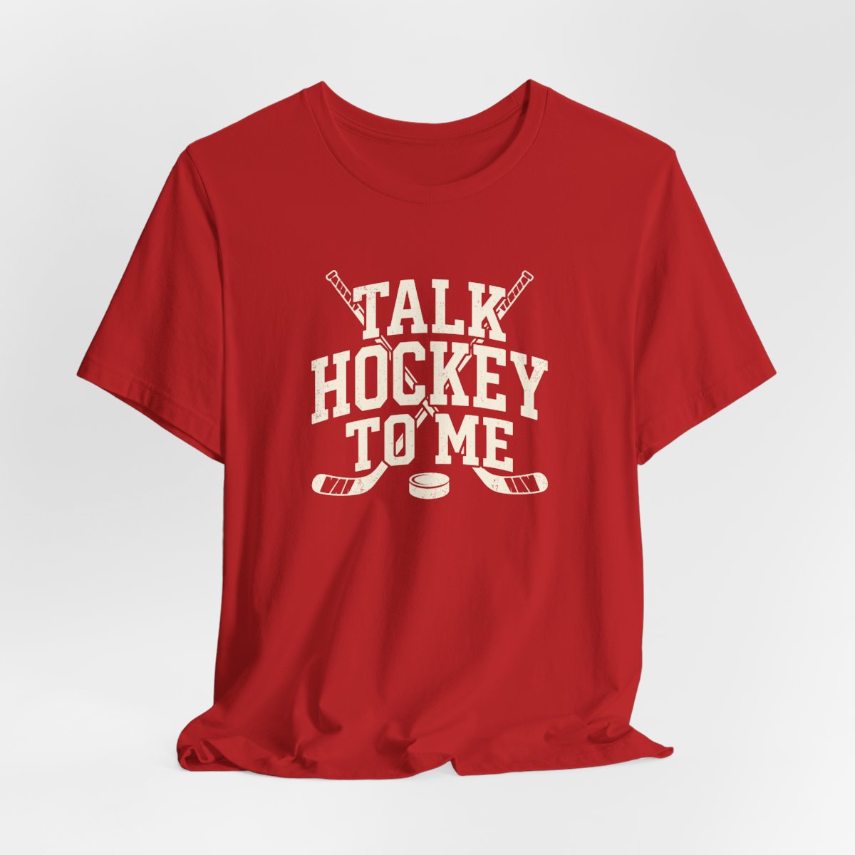 Talk Hockey to Me Tee | Funny Retro Hockey Fan Shirt