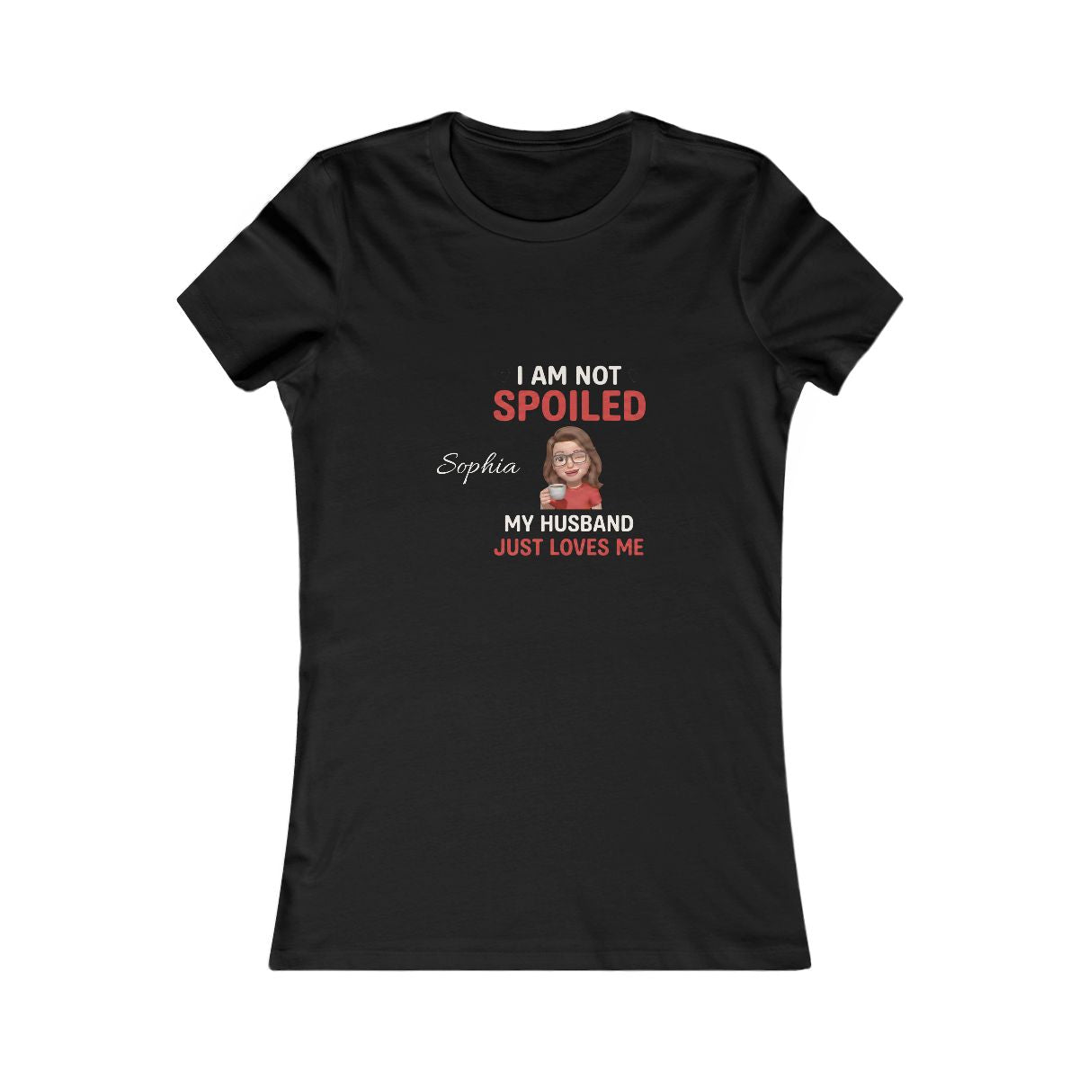 Not Spoiled tee Black