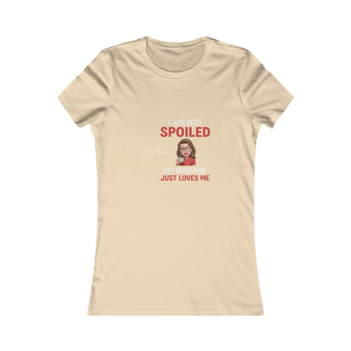 Not Spoiled tee Soft Cream
