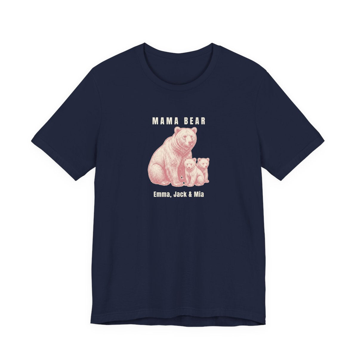 Mama Bear Tee | Personalized Kids' Names Shirt