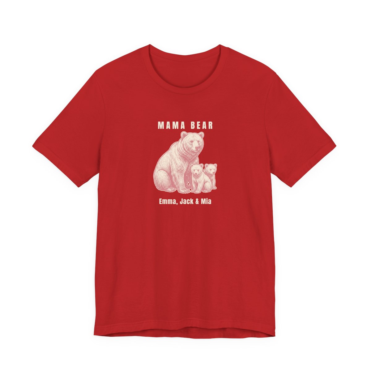 Mama Bear Tee | Personalized Kids' Names Shirt