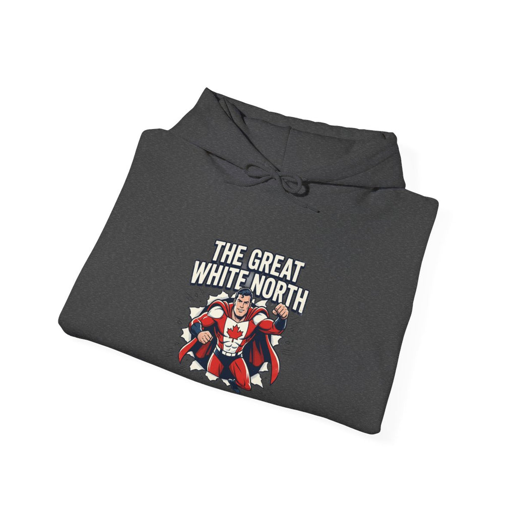 The Great White North Hoodie | Canadian Superhero Pride