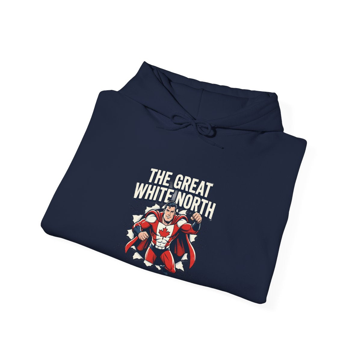 The Great White North Hoodie | Canadian Superhero Pride