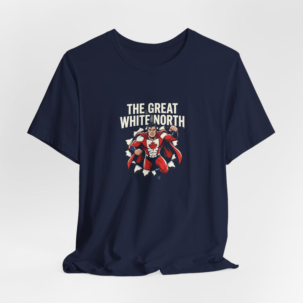 The Great White North Tee | Canadian Superhero, Funny Canada Pride