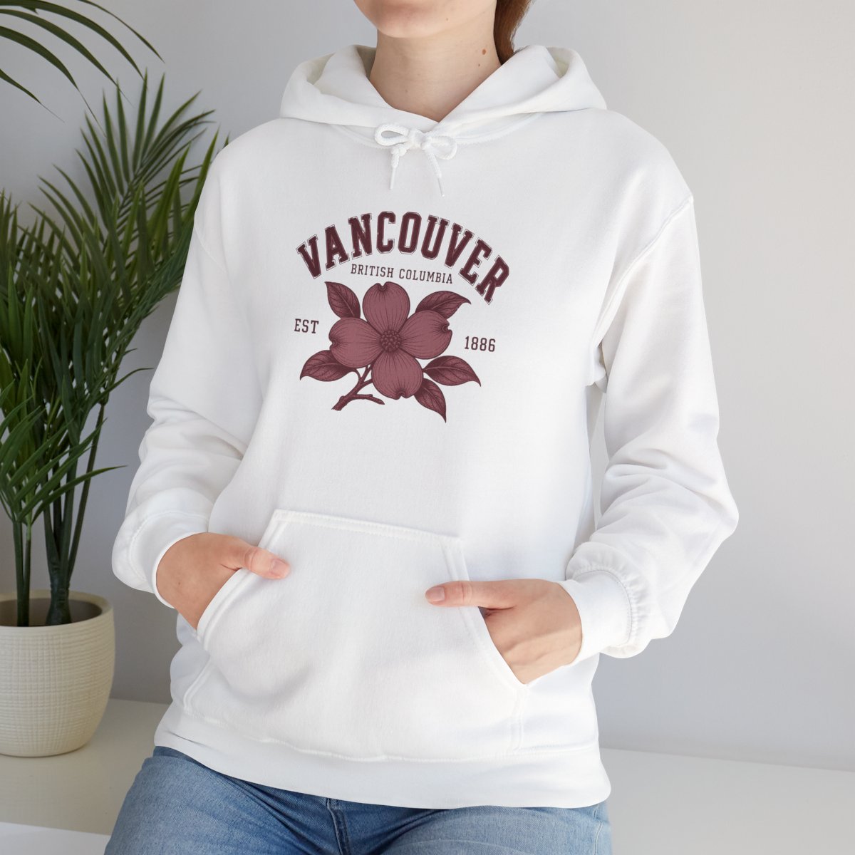 Vancouver British Columbia Hoodie | Vintage Collegiate, EST 1886