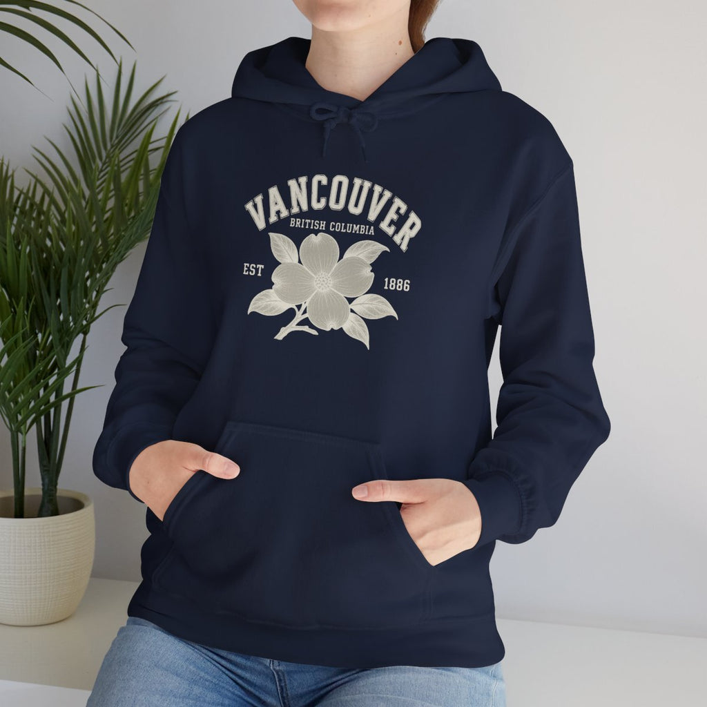 Vancouver British Columbia Hoodie | Vintage Collegiate, EST 1886